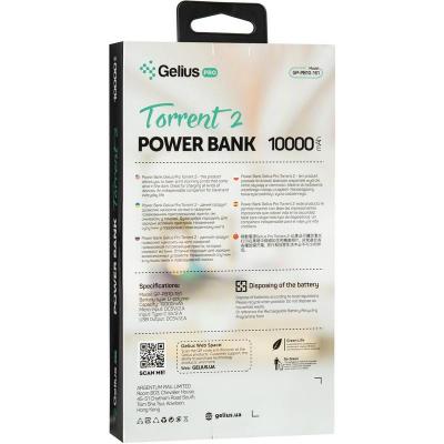 Батарея універсальна Gelius Pro Torrent 2 GP-PB10-151 10000mAh Black (00000078423)
