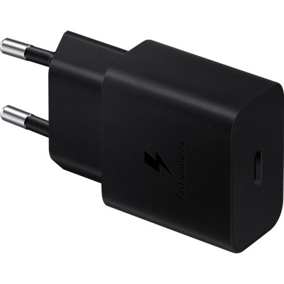 Зарядний пристрій Samsung USB-С 15W Black + Cable USB-C 1m (EP-T1510XBEGEU)