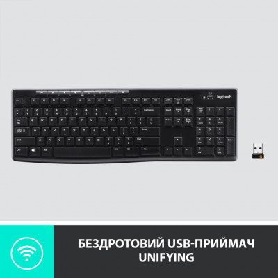 Клавіатура Logitech K270 WL (920-003757)