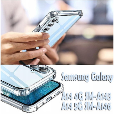 Чохол до мобільного телефона BeCover Anti-Shock Samsung Galaxy A14 4G SM-A145/A14 5G SM-A146 Clear (709084)