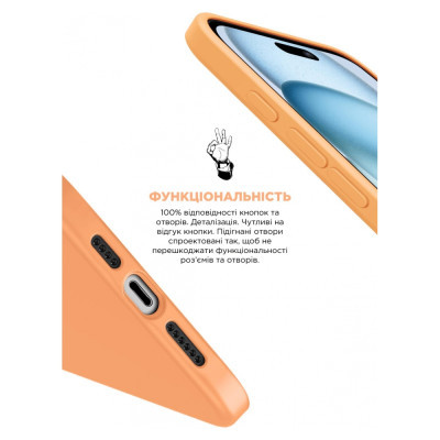 Чохол до мобільного телефона Armorstandart ICON2 MagSafe Apple iPhone 15 Orange Sorbet (ARM72734)
