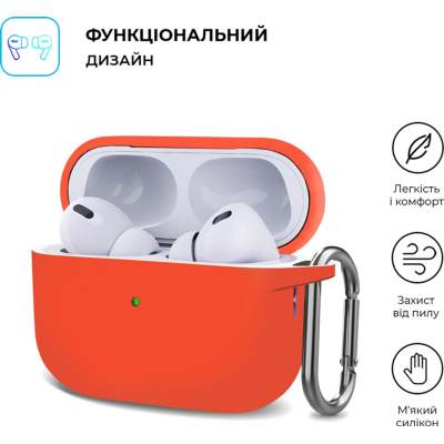 Чохол для навушників Armorstandart Hang Case для Apple AirPods Pro 2 Orange (ARM68594)