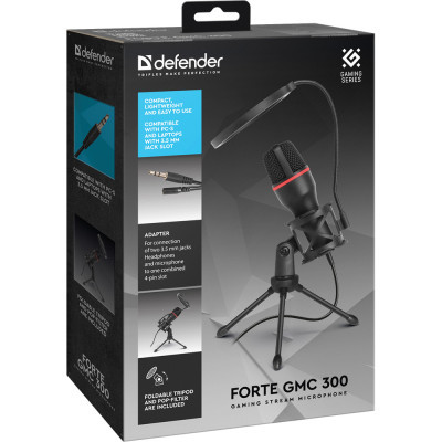 Мікрофон Defender Forte GMC 300 3,5 мм 1.5 м (64630)