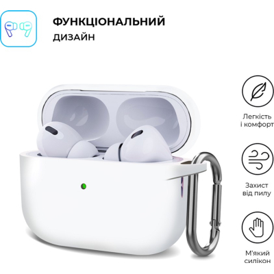 Чохол для навушників Armorstandart Hang Case для Apple AirPods Pro 2 White (ARM68586)