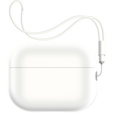 Чохол для навушників Armorstandart Silicone Case with straps для Apple Airpods Pro 2 White (ARM68618)