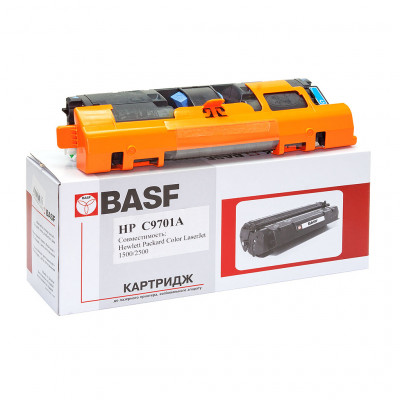 Картридж BASF для HP CLJ 1500/2500 аналог C9701A Cyan (KT-C9701A)