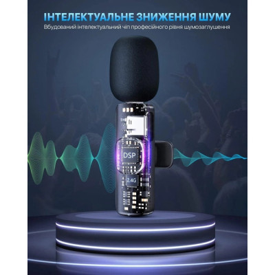 Мікрофон ХОКО K9 Lightning Black (XK-K9L2-BK)