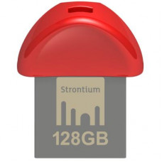 USB флеш накопичувач Strontium Flash 128GB NANO RED USB 3.0 (SR128GRDNANOZ)