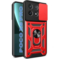 Чохол до мобільного телефона BeCover Military Poco X6 Pro Red (711160)