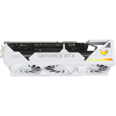 Відеокарта ASUS GeForce RTX4070Ti SUPER 16Gb BTF WHITE OC Edition (TUF-RTX4070TIS-O16G-BTF-WHITE)