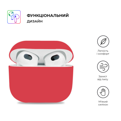 Чохол для навушників Armorstandart Ultrathin Silicone Case для Apple AirPods 3 Hibiscus (ARM60295)