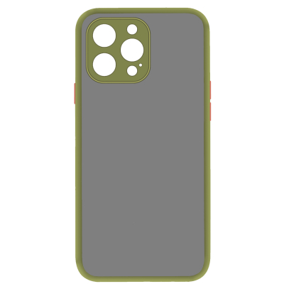 Чохол до мобільного телефона MAKE Apple iPhone 13 Pro Max Frame (Matte PC+TPU) Green (MCMF-AI13PMGN)