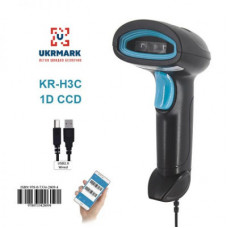 Сканер штрих-коду UKRMARK KR-H3C-S USB, stand (00827)