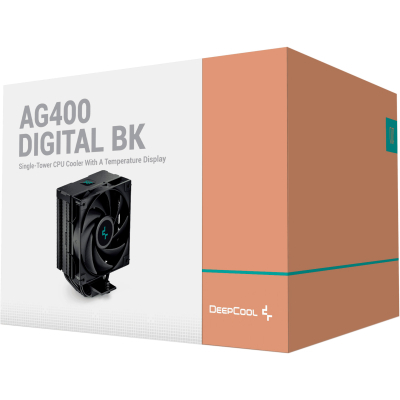 Кулер до процесора Deepcool AG400 Digital BK (R-AG400-BKNDMN-G-2)