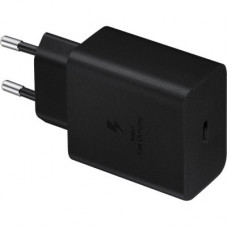 Зарядний пристрій Samsung 45W Compact Power Adapter (w C to C Cable) Black (EP-T4510XBEGEU)