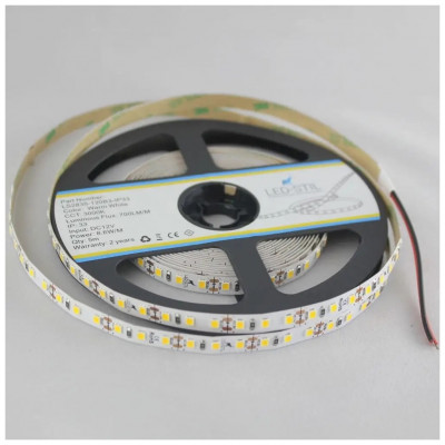 Світлодіодна стрічка LED-STIL 3000K 8,6 Вт/м 2835 120 діодів IP33 12 Вольт 700 lm (LS2835-120B3-IP33)