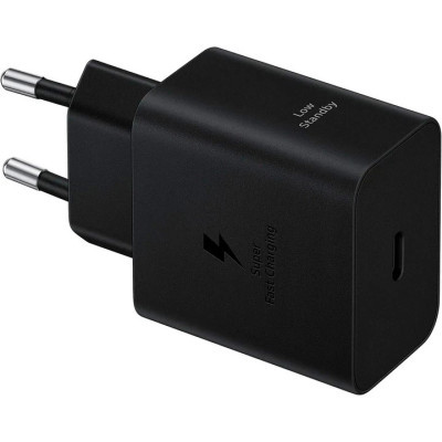 Зарядний пристрій Samsung 45W Compact Power Adapter (w C to C Cable) Black (EP-T4511XBEGEU)