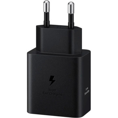 Зарядний пристрій Samsung 45W Compact Power Adapter (w C to C Cable) Black (EP-T4511XBEGEU)