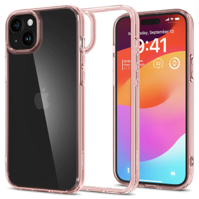 Чохол до мобільного телефона Spigen Apple iPhone 15 Ultra Hybrid Rose Crystal (ACS06795)