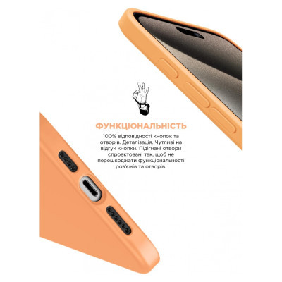 Чохол до мобільного телефона Armorstandart ICON2 MagSafe Apple iPhone 15 Pro Orange Sorbet (ARM72756)