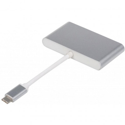 Концентратор Type-C 3.1 to 3xUSB 3.0 + Type-C 10 cm Atcom (12808)