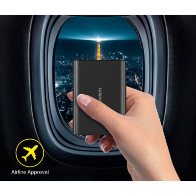 Батарея універсальна Choetech 27000mAh, PD/3.0/100W, USB-C*2/100+100W, USB-A*2/QC3.0/22.5W (B635-BK)