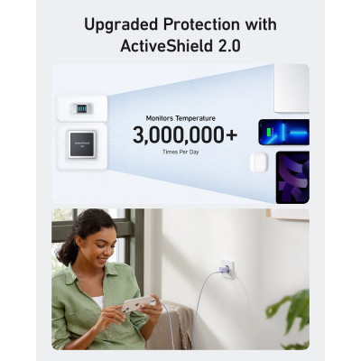 Зарядний пристрій Anker PowerPort 511 Nano III - 30W USB-C White (A2147G21)