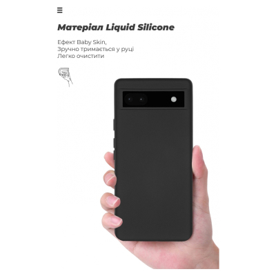 Чохол до мобільного телефона Armorstandart ICON Case Google Pixel 6a Black (ARM70907)