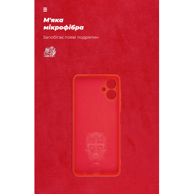Чохол до мобільного телефона Armorstandart ICON Samsung A06 (A065) Camera cover Red (ARM80136)