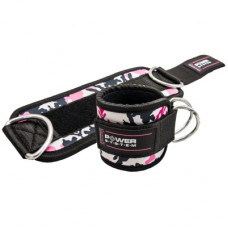Манжета для тяги Power System Ankle Strap Camo PS-3470 Pink/Black (PS_3470_Pink/Black)