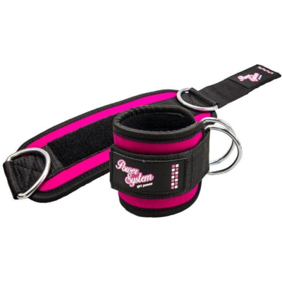Манжета для тяги Power System Ankle Strap Gym Babe PS-3450 Pink (PS_3450_Pink)