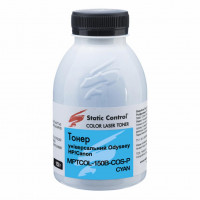 Тонер HP/Canon 150г cyan фасовка Static Control (MPTCOL-150B-COS-P)