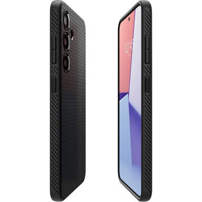 Чохол до мобільного телефона Spigen Samsung Galaxy S24+, Liquid Air, Matte Black (ACS07327)