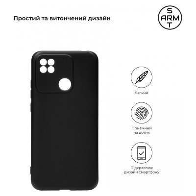 Чохол до мобільного телефона Armorstandart Matte Slim Fit Xiaomi Redmi 10A Camera cover Black (ARM70612)
