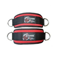Манжета для тяги Power System Ankle Strap PS-3410 (PS-3410_Black_Red)