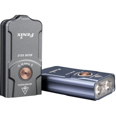 Ліхтар Fenix E03R V2.0 Grey (E03RV20GR)