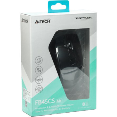 Мишка A4Tech FB45CS Air Bluetooth/Wireless Stone Grey (4711421993074)