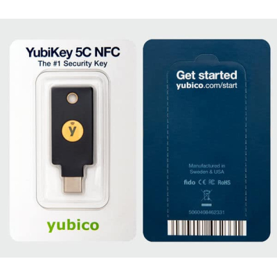 Апаратний ключ безпеки Yubico YubiKey 5C NFC (YubiKey_5C_NFC)