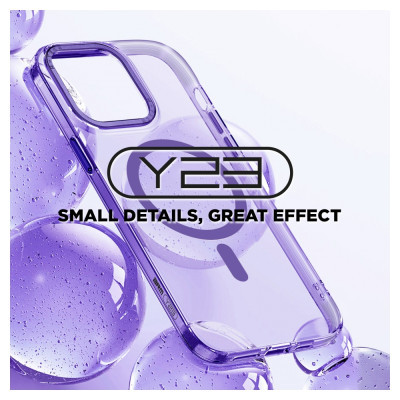 Чохол до мобільного телефона Armorstandart Y23 MagSafe Apple iPhone 15 Pro Max Transparent Purple (ARM68569)