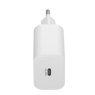 Зарядний пристрій RivaCase 1xUSB Type-C PD 20 Вт кабель Type-C white (PS4101 WD4 (White))