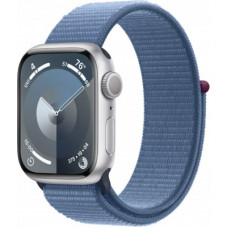 Смарт-годинник Apple Watch Series 9 GPS 41mm Silver Aluminium Case with Winter Blue Sport Loop (MR923QP/A)