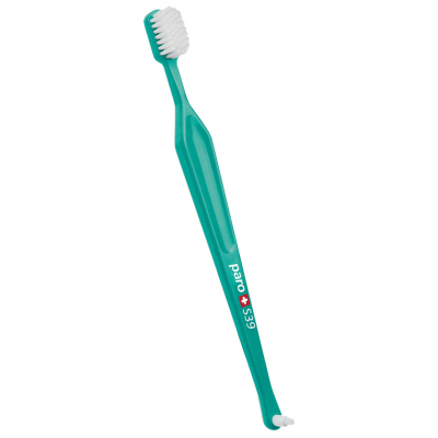 Зубна щітка Paro Swiss S39 в поліетиленовій уп. м'яка Зелена (7610458097150-green)