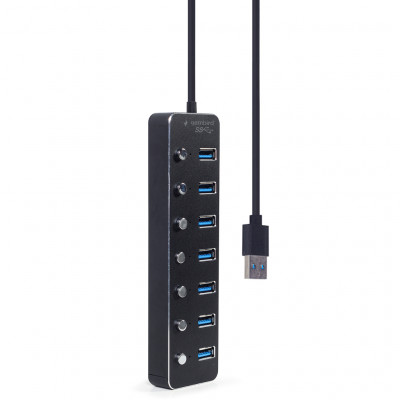 Концентратор Gembird USB 3.0 7 ports (UHB-U3P7P-01)