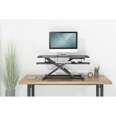 Столик для ноутбука Digitus Ergonomic Workspace Riser, 11-46cm, black (DA-90380-1)