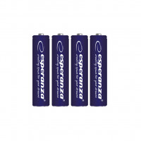 Батарейка Esperanza AA LR6 Alkaline * 4 (EZB101)