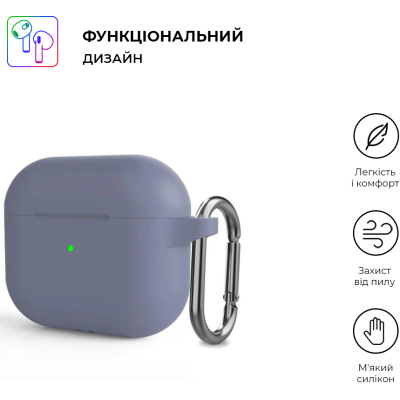 Чохол для навушників Armorstandart Hang Case для Apple AirPods 3 Lavender (ARM60311)