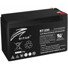 Батарея до ДБЖ Ritar AGM RT1290B, 12V-9Ah, Black (RT1290B)