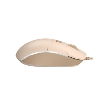 Мишка A4Tech FM26 USB Cafe Latte (4711421991391)