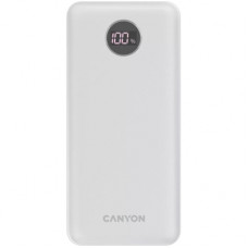 Батарея універсальна Canyon PB-2002 20000mAh, PD/20W, QC/3.0, White (CNE-CPB2002W)