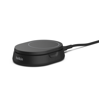 Зарядний пристрій Belkin 15W Magnetic Stand Qi2 black (WIA008BTBK)